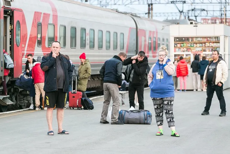 Железнодорожный вокзал. Тюмень