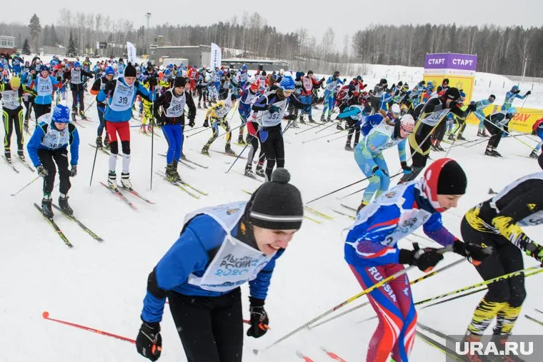 В Новом Уренгое из-за погоды перенесли «Лыжню России»