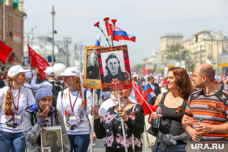 Акция «Бессмертный полк» ежегодно проводится в День Победы