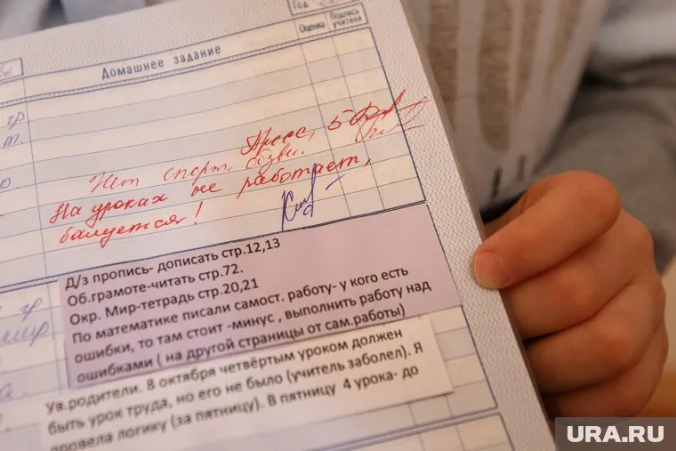 Дневник стал оружием в руках педагога (архивный снимок)