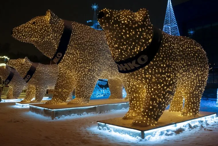 Новогоднее оформление. Тюмень