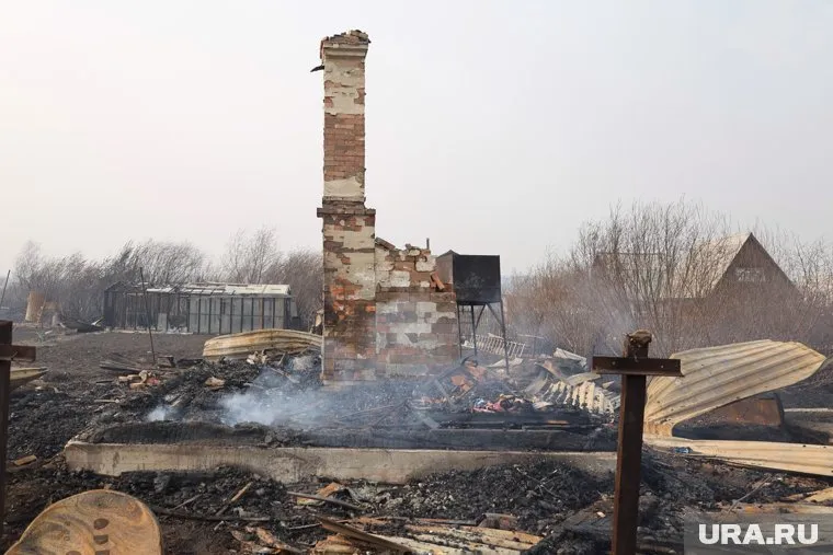 При пожаре в СНТ «Малиновка» сгорело 55 домов