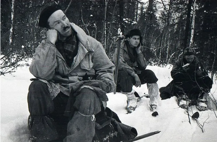 Фото группы Дятлова с пленки дятловцев