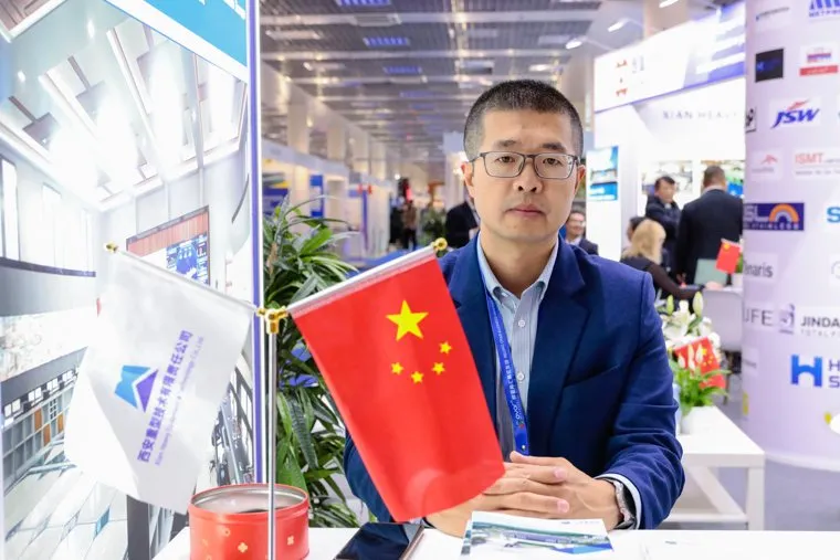 Представители китайских компаний на выставке МеталлЭкспо 2024. Москва