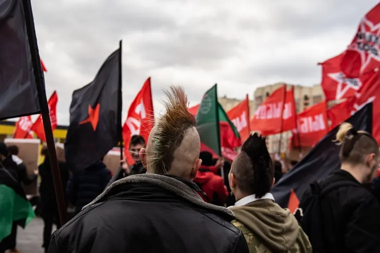 Акция «Антикапитализм. Марш бесов». Екатеринбург