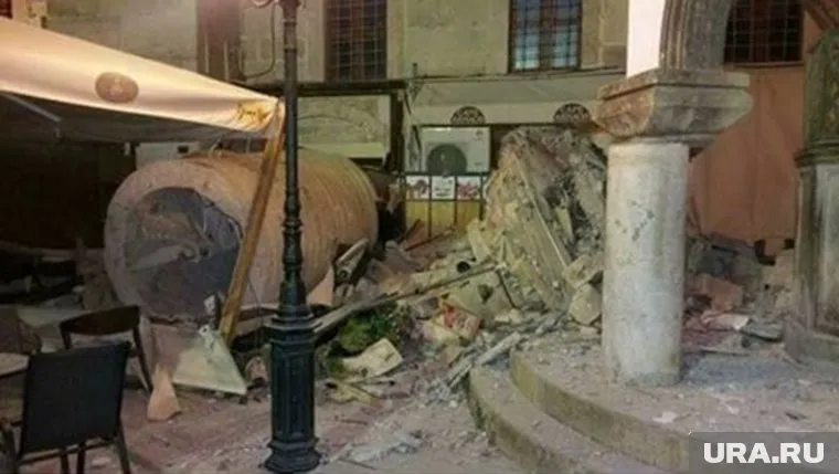 На греческом острове разрушена мечеть