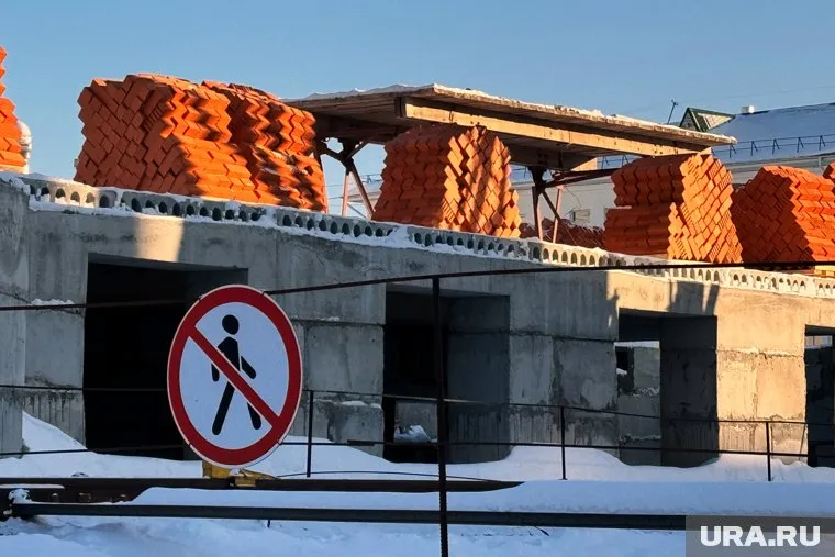 В январе 2024 года строительство объекта было остановлено (архивное фото)