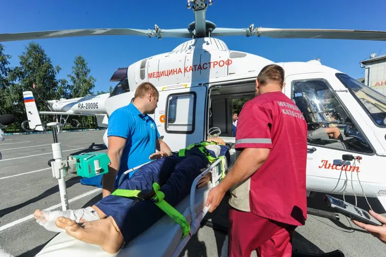 Презентация вертолета медицины катастроф. Челябинск