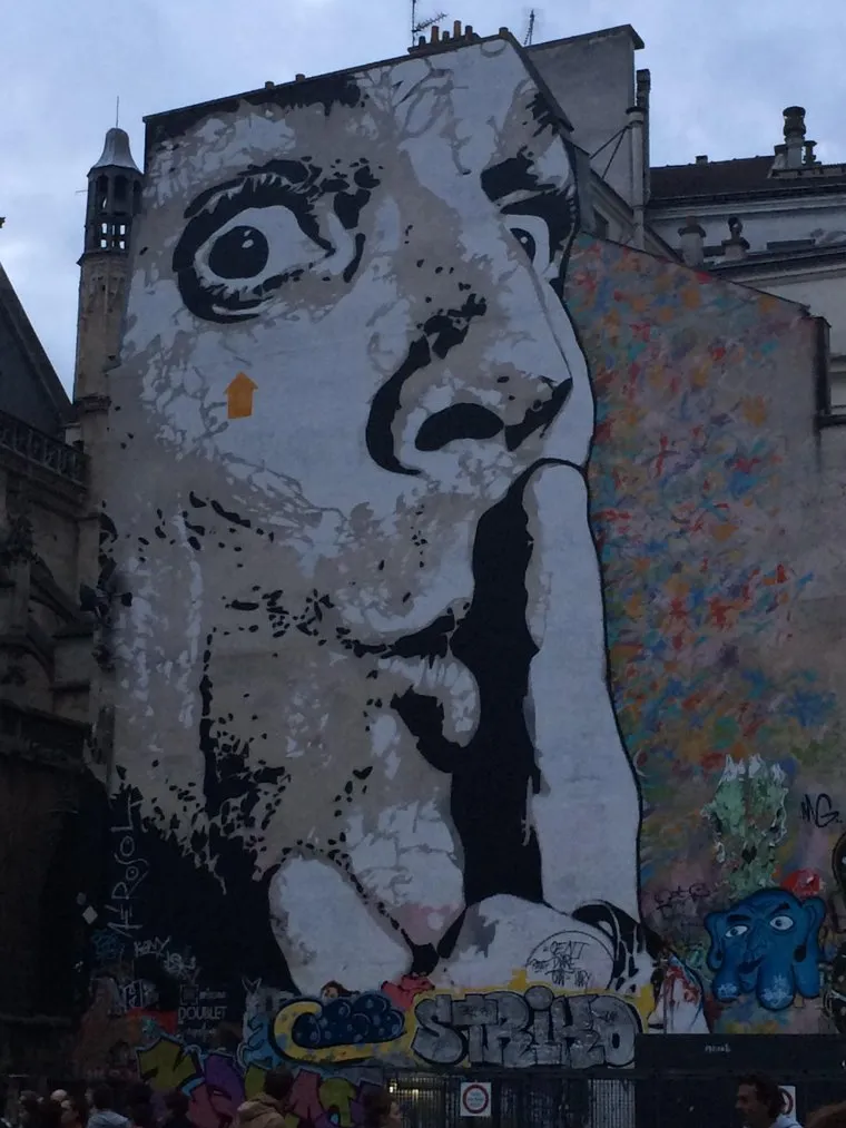 Париж, тайна, молчание, секрет, граффити