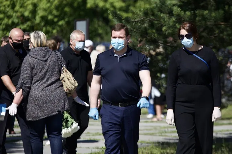 Похороны Елены Дерягиной. Екатеринбург 