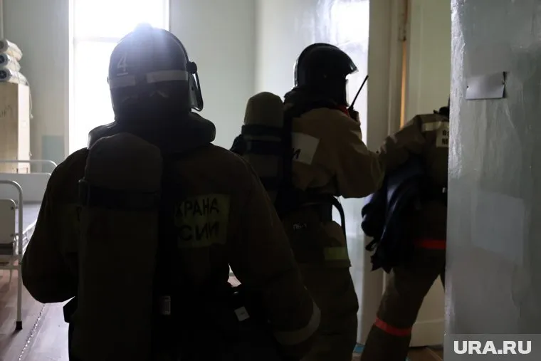 Пожар произошел на восьмом этаже