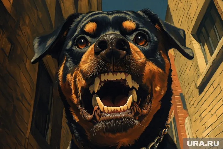 Пес искусал женщину, которая защищала сына