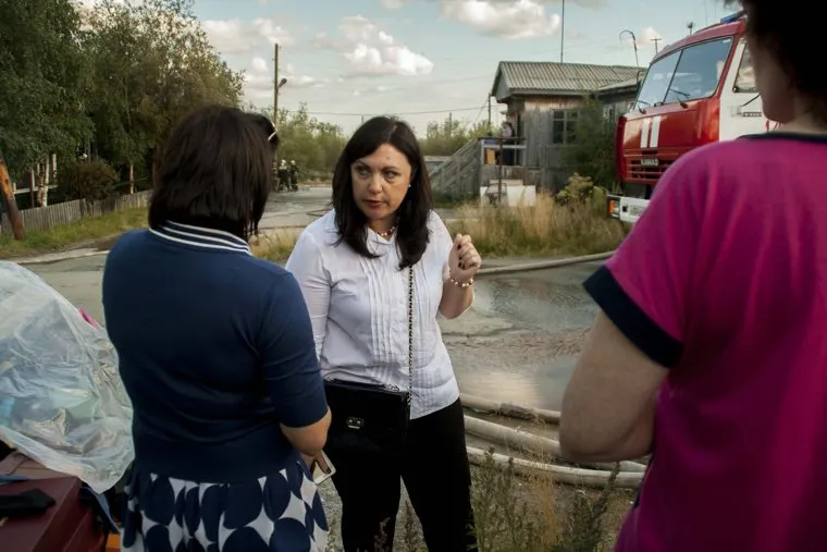 Пожар в Лабытнанги