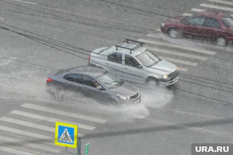 В Москве начался сильный ливень