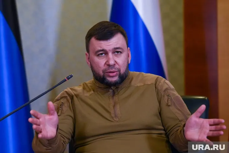 Глава ДНР Денис Пушилин (на фото) взял в свою команду челябинца Александра Костомарова