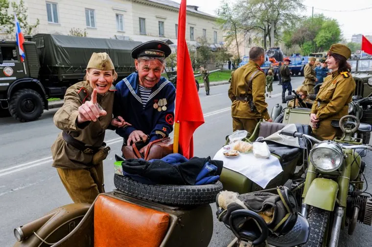 Празднование Дня Победы. Челябинск
