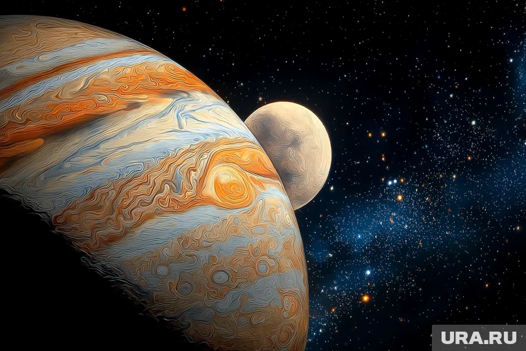 Луна и Юпитер встретятся уже 13 октября