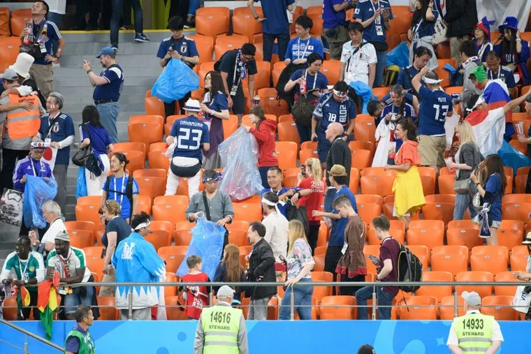 32 матч Чемпионата мира по футболу между сборными Японии и Сенегала. Екатеринбург