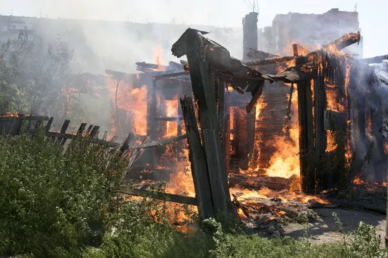 Пожар. Тюмень