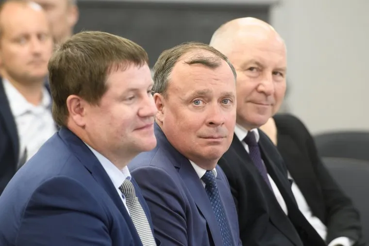 Пресс-конференция губернатора Свердловской области Евгения Куйвашева в конгресс-центре по итогам «Иннопром 2019»