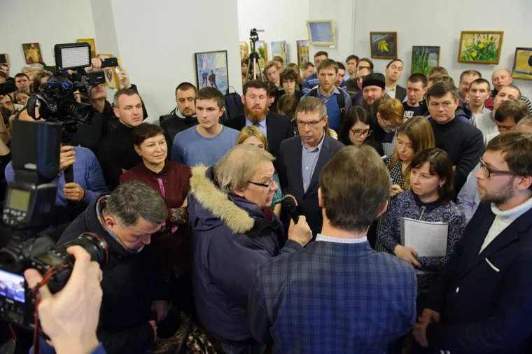 Открытое общественное обсуждение проекта храма Святой Екатерины. Екатеринбург, кульберг алексей, вяткин михаил, голобородский михаил, пузанков владимир