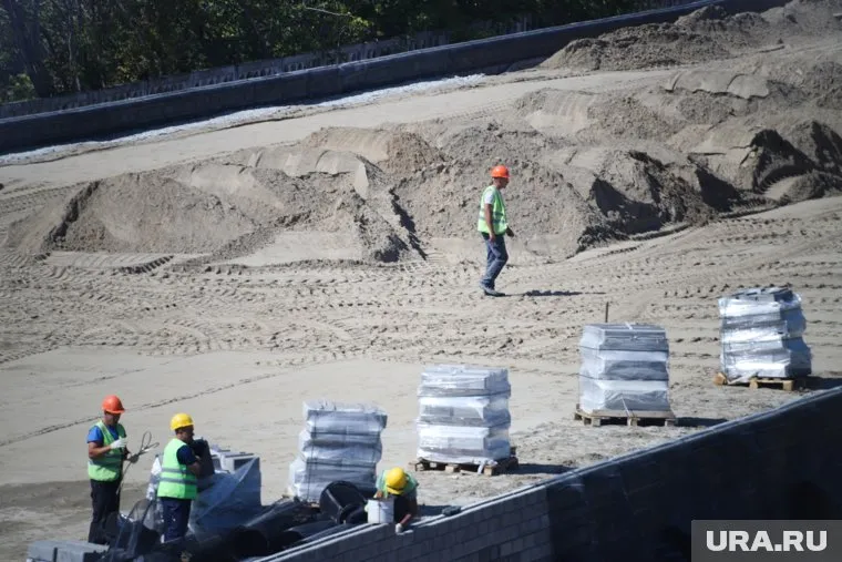 Строительство моста ЖБИ в Кургане уже близится к завершению