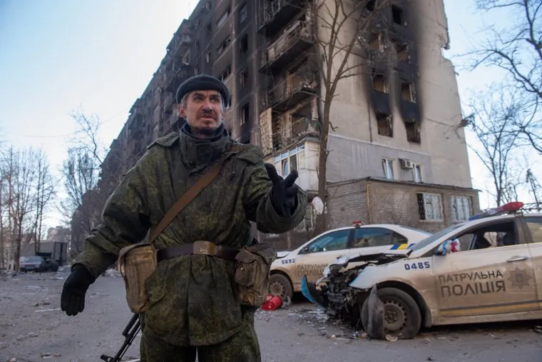 Обстановка в Мариуполе после освобождения района города от ВСУ. Украина