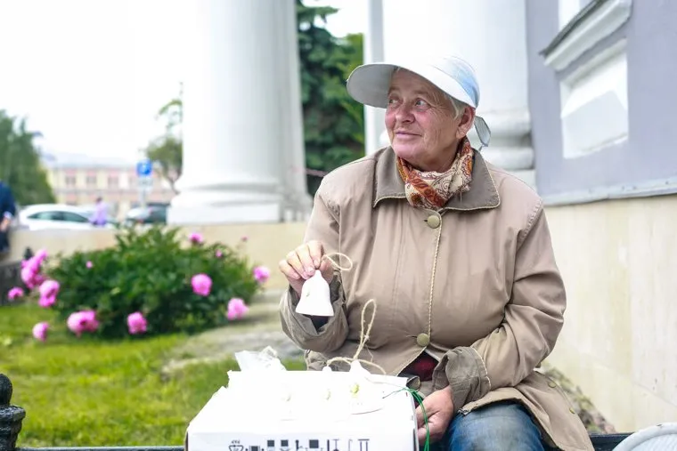 Виды Тулы. Лето. Тула, уличная торговля