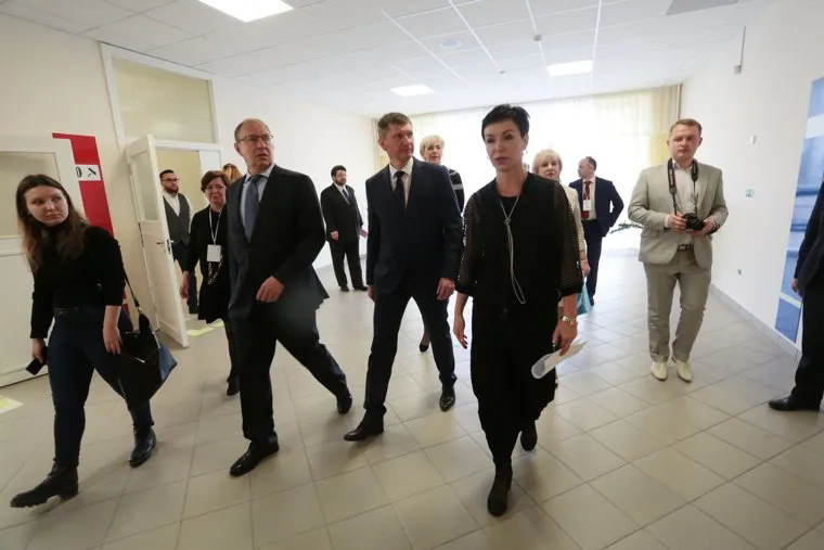 Врио губернатора Решетников в школе Мастерград. Пермь