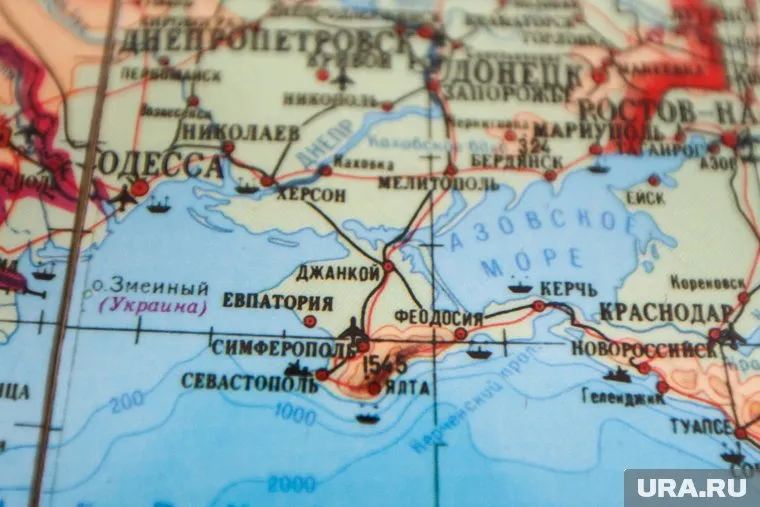 Украинским националистам не понравился Данилявичус на фоне карты России