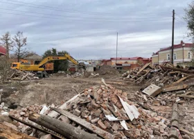 В Кургане благоустроят участок, где снесли исторический дом купца Калинина