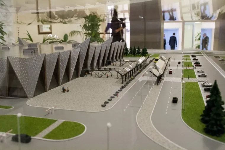 Макет реконструкции Аэропорта Новый Уренгой, аэропорт, макет, новый уренгой