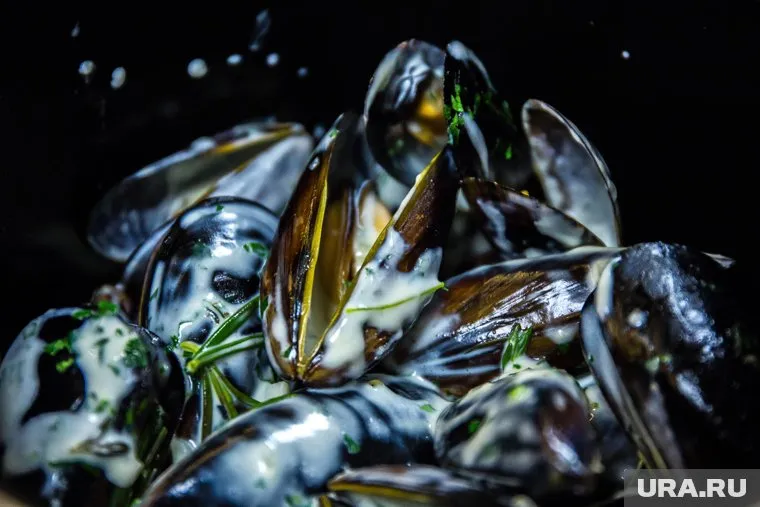 В Сургуте появился баннер, анонсирующий открытие ресторана "Мидийное место"