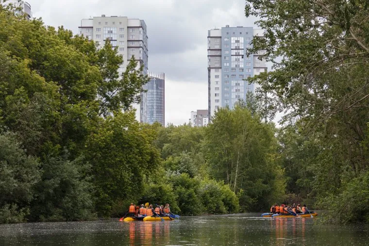 Сплав по реке Исеть. Екатеринбург