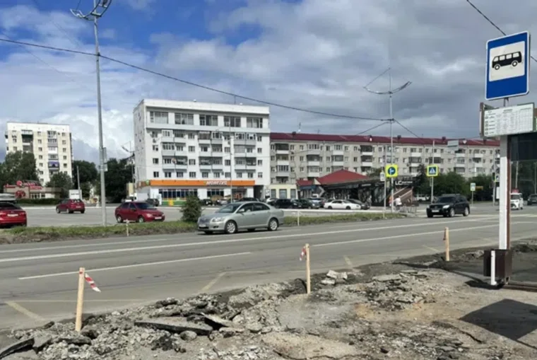 В Кургане открыли проезд по улиц Пушкина
