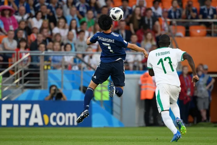 32 матч Чемпионата мира по футболу между сборными Японии и Сенегала. Екатеринбург