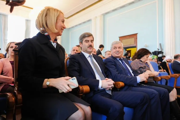 Представление врио губернатора Алексея Текслера полпредом Николаем Цукановым. Челябинск