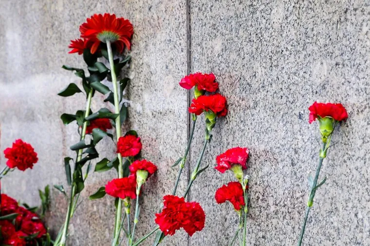 Митинг в честь памяти Владимира Ленина. Тюмень