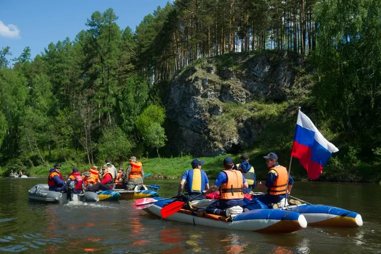 Сплав Игоря Холманских по Чусовой. Слобода