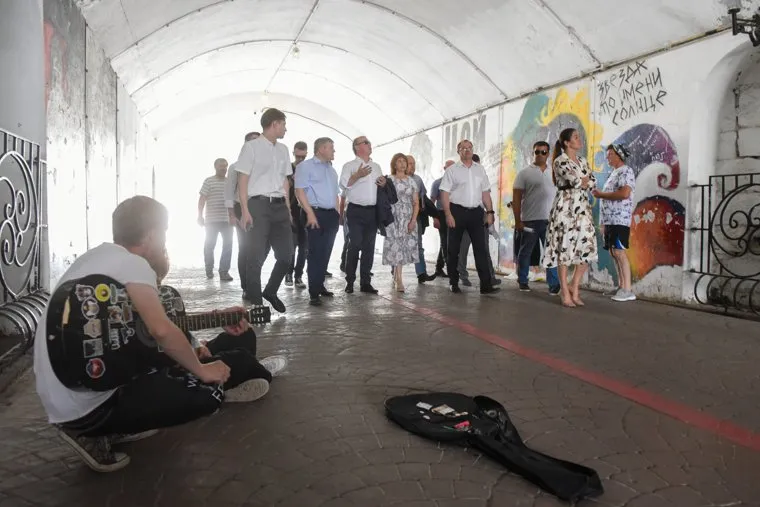 Прогулка мэра по центру города. Екатеринбург