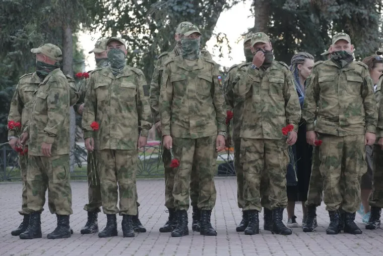 Проводы контрактников. Тюмень