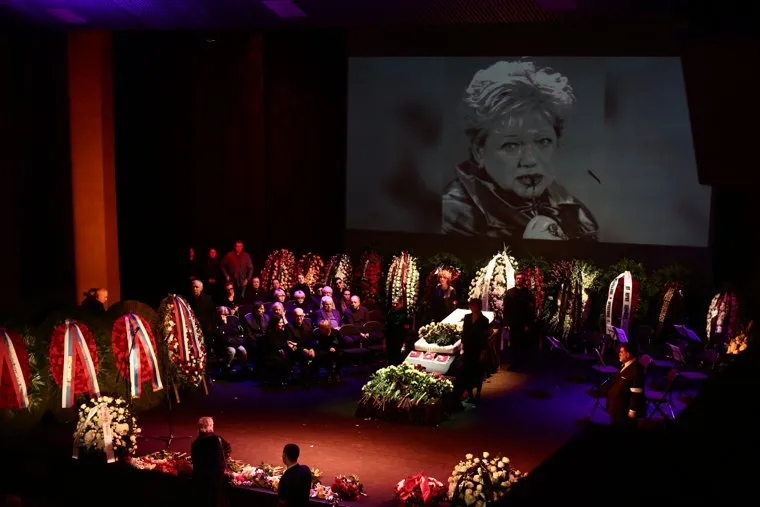 Прощание с Галиной Волчек в театре "Современник"