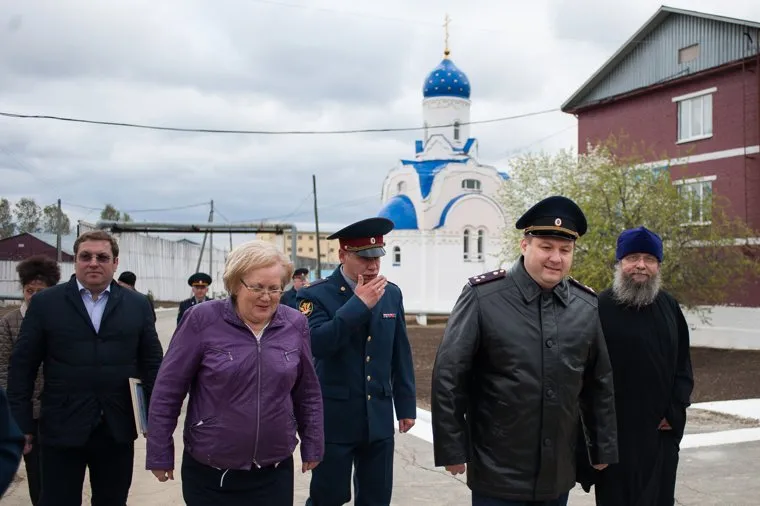 Визит начальника ГУФСИН России по Свердловской области в Кировоградскую воспитательную колонию. Свердловская область, Кировград