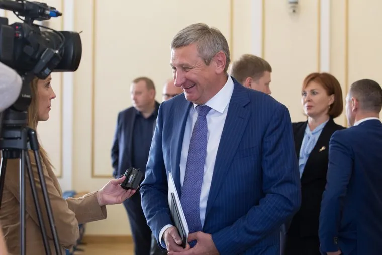 Полпред президента в УФО представил врио губернатора Курганской области Шумкова Вадима региону. г. Курган (необр)