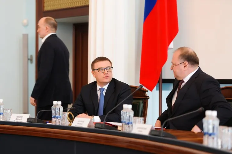 Представление врио губернатора Алексея Текслера полпредом Николаем Цукановым. Челябинск