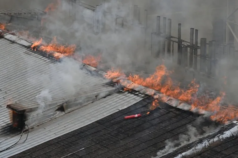 Пожар на хлебозаводе СМАК. Необр