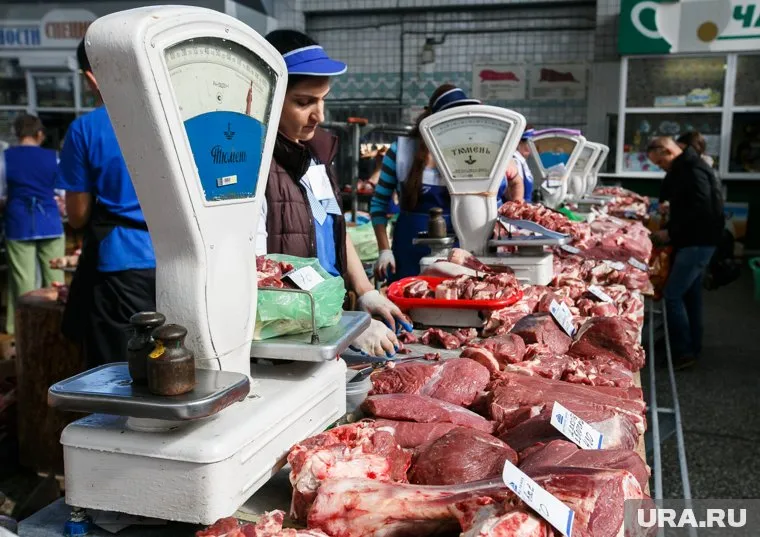 Россияне не могут купить на свою зарплату много мяса и рыбы