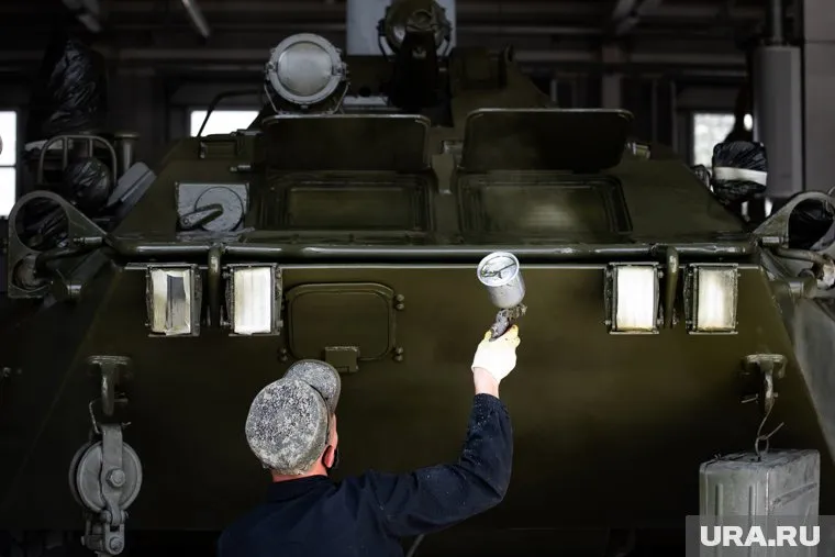 На выставке представлен БТР-80