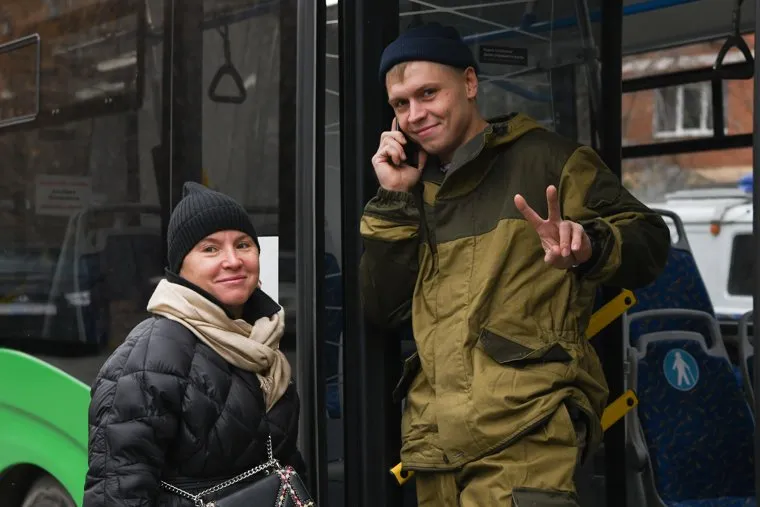 Отправка мобилизованных с Железнодорожного и Верх-Исетского военкоматов. Екатеринбург