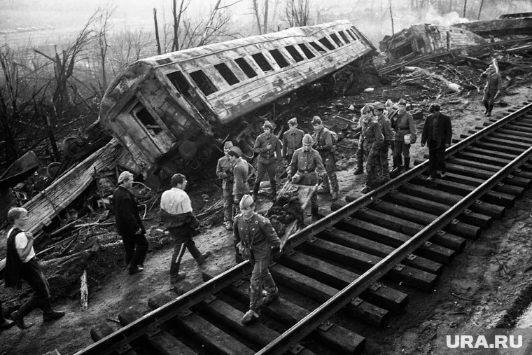 Так выглядел 1710-й километр Транссиба 4 июня 1989 года